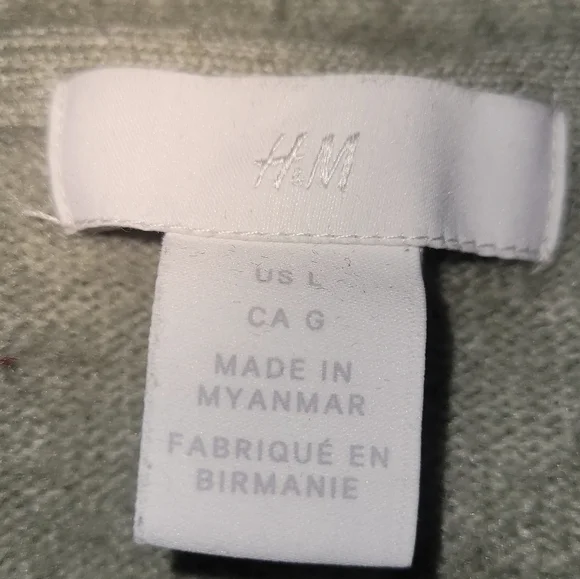 V neck fine knit oversized sweater - Picture 2 of 3